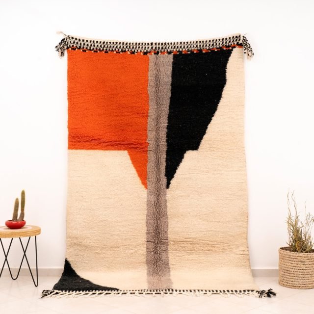 Modern Minimal Berber Rug