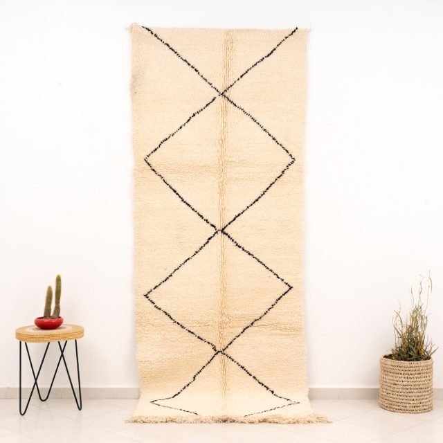 Moroccan Beni Ourain Runner