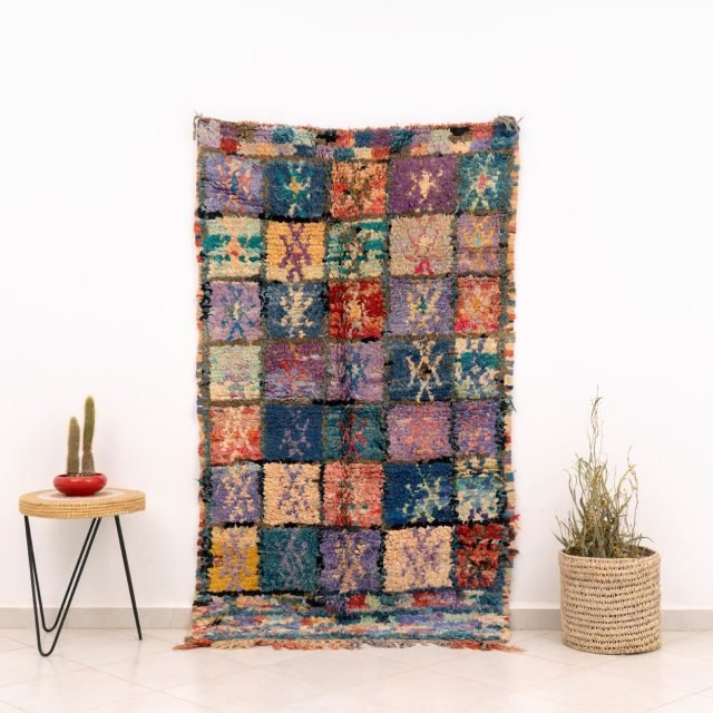 Berber Rag Rug Cotton