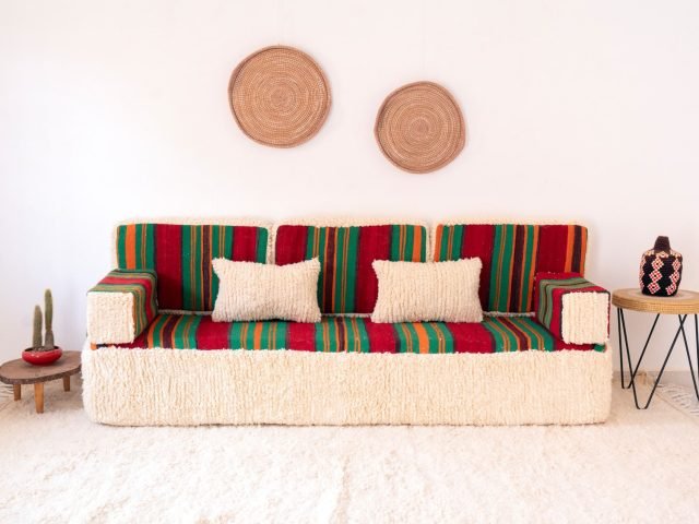 Handmade Floor Sofa Moroccan Loveseat Covers
