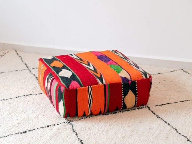 Moroccan Ottoman Floor Pouf