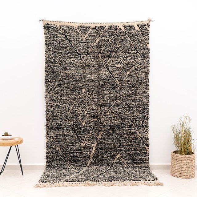 Black Beni Ourain Rug