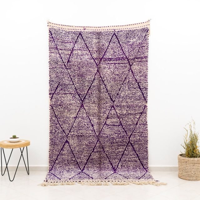 Purple Rug Beni Ourain