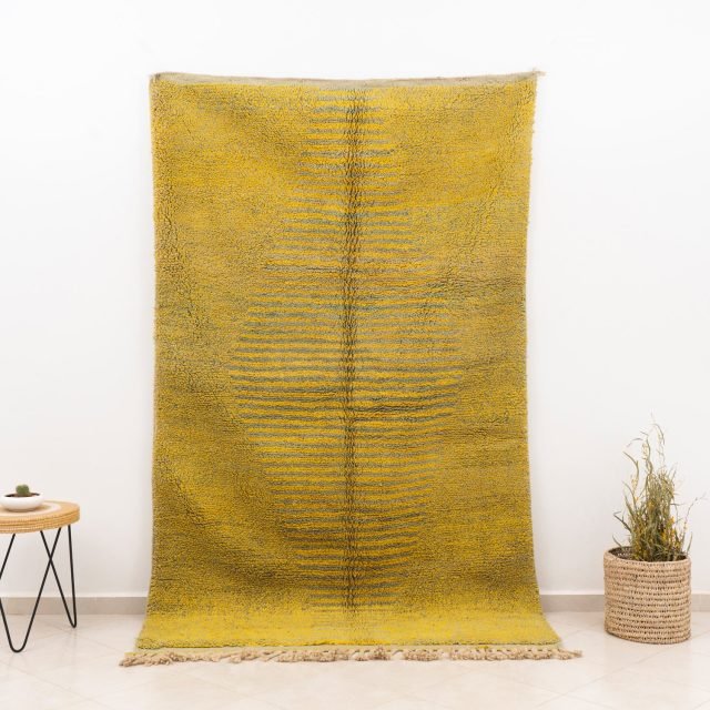 Modern Beni Rug Yellow