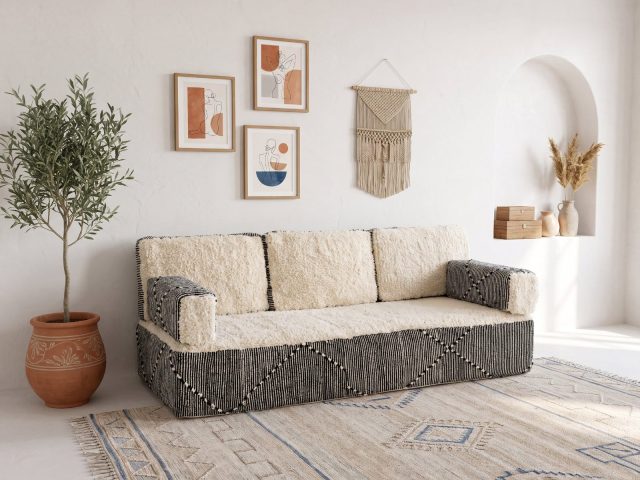 White Floor Couch